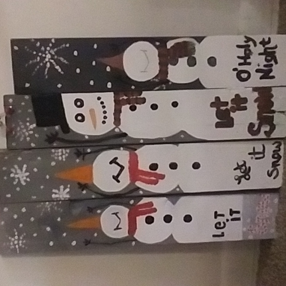 Various Snowman Holiday Boards